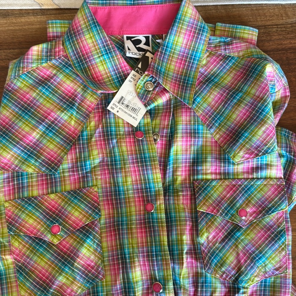 Women’s small Rockies ranch button down
